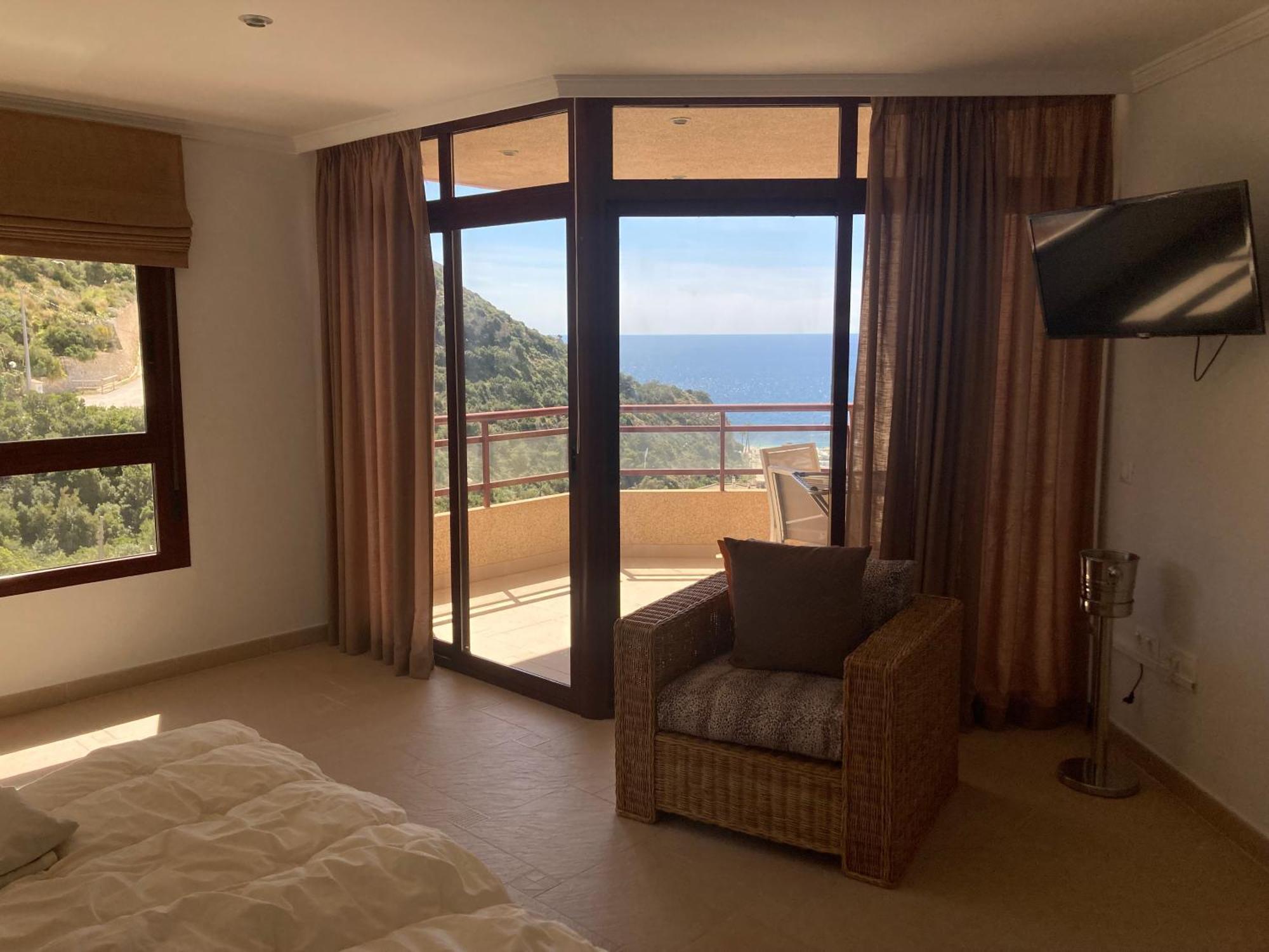 Atico Duplex Penthouse Rosa Marina Club Nautico Calpe Penon Sea View Apartment Exterior photo