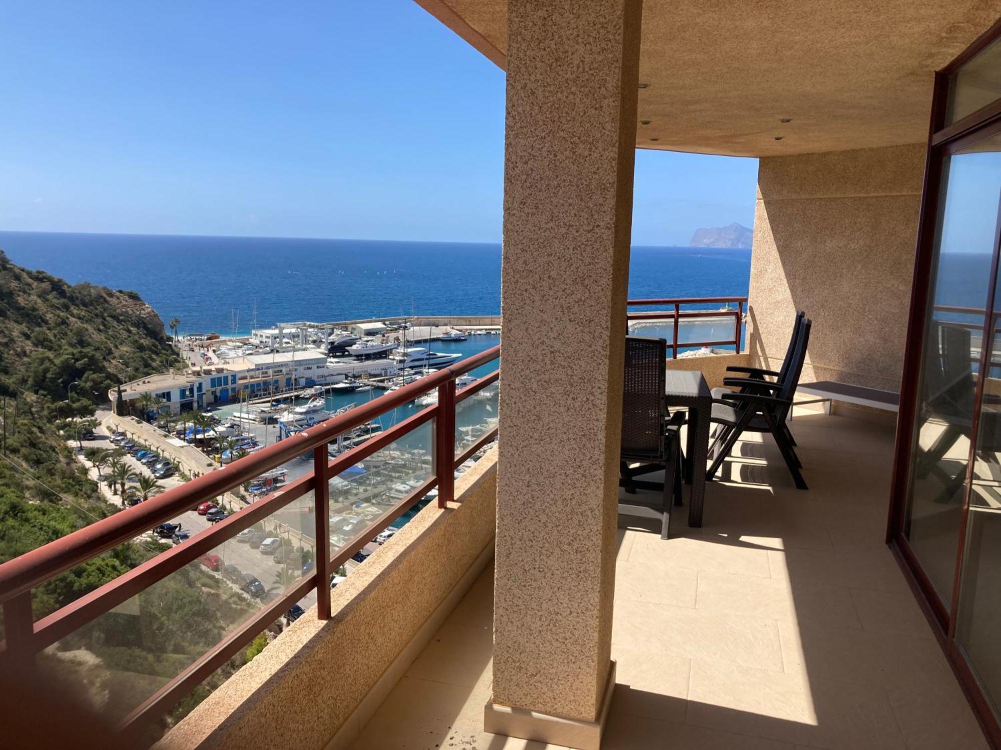 Atico Duplex Penthouse Rosa Marina Club Nautico Calpe Penon Sea View Apartment Exterior photo