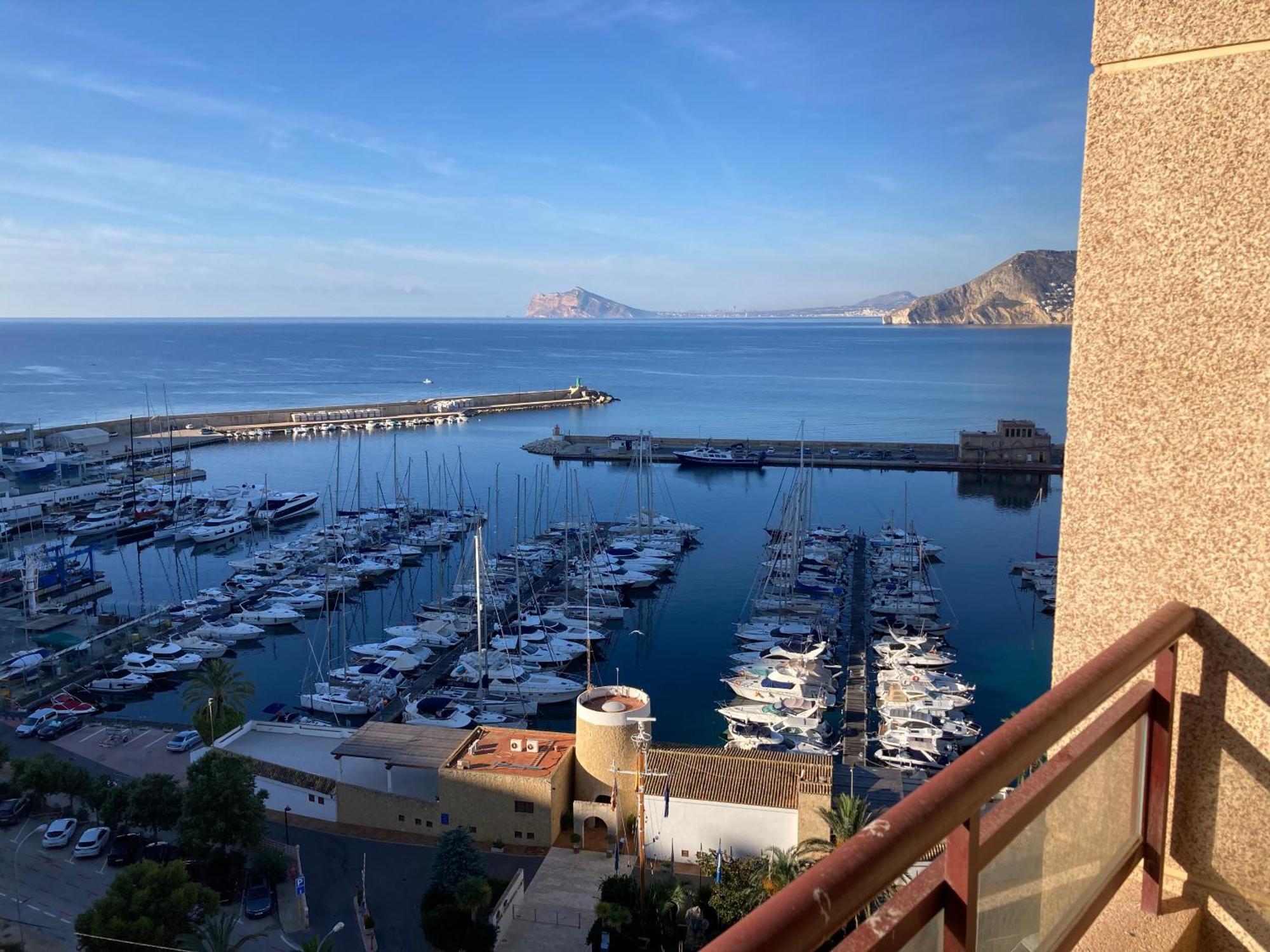 Atico Duplex Penthouse Rosa Marina Club Nautico Calpe Penon Sea View Apartment Exterior photo